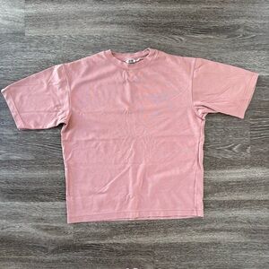 Uniqlo Airism Soft Pink Short Sleeve Tee